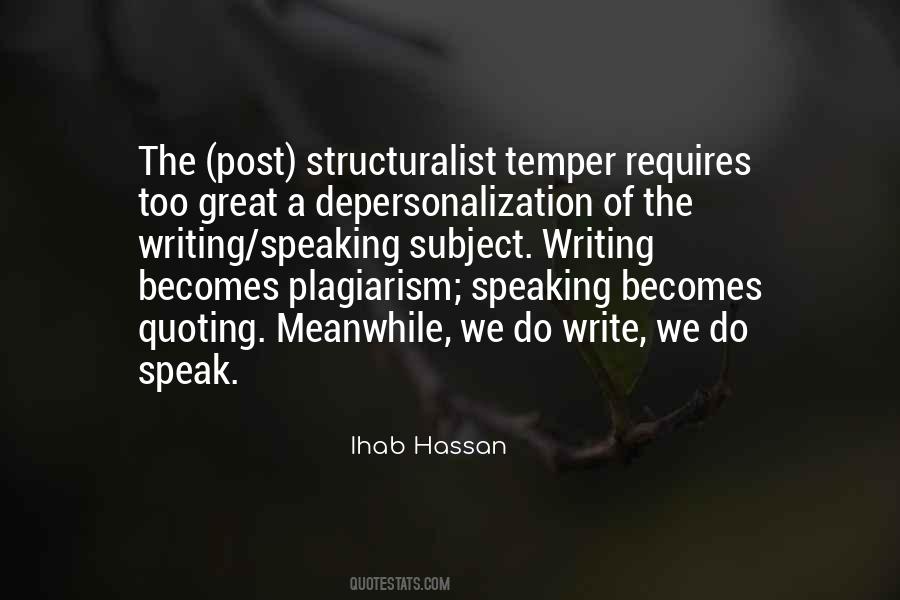 Post Structuralist Quotes #596842