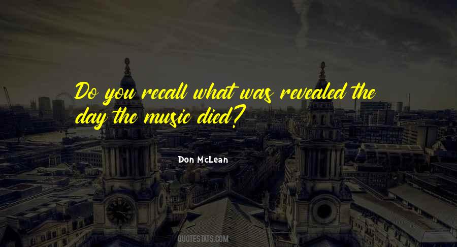 Quotes About Don Mclean #271478