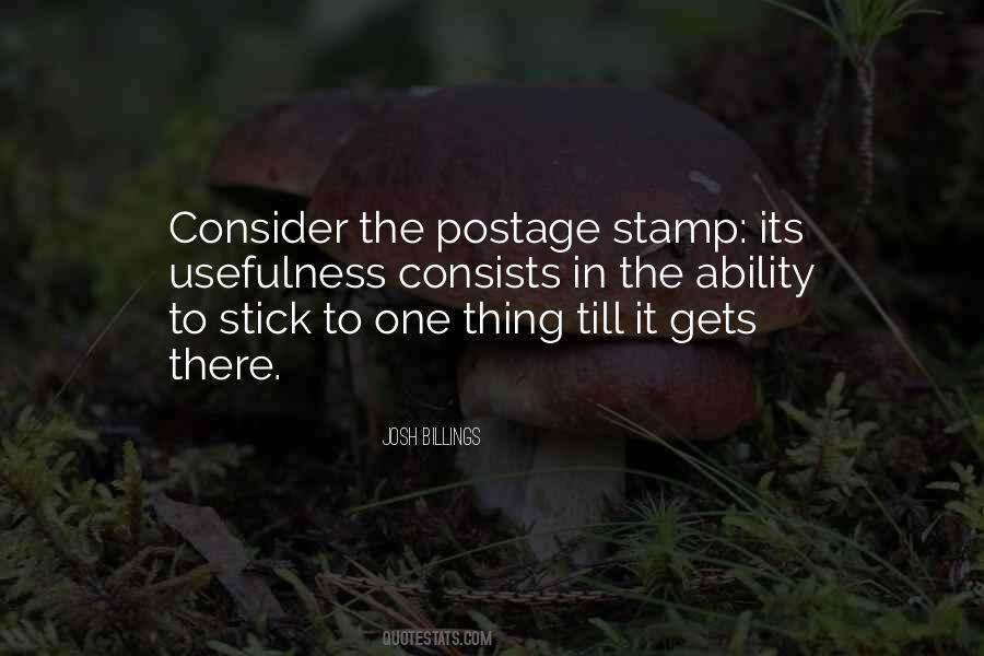 Postage Stamp Quotes #1348764