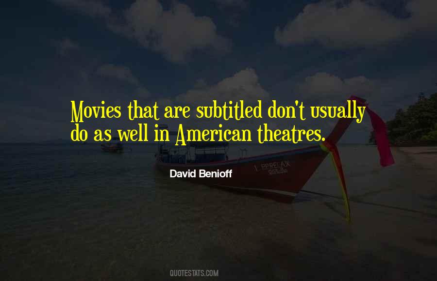 Quotes About American Movies #86077