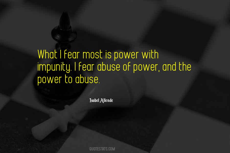Power And Abuse Quotes #984649