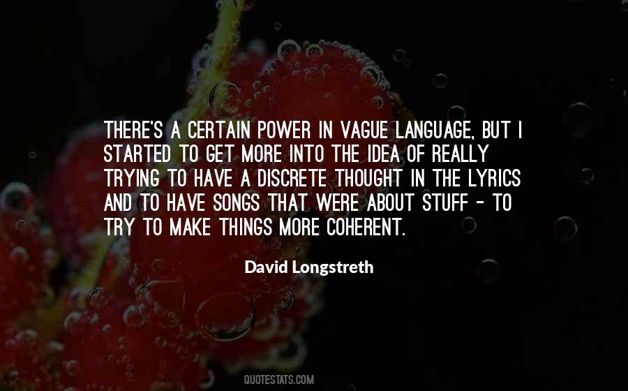 Power And Language Quotes #1069267