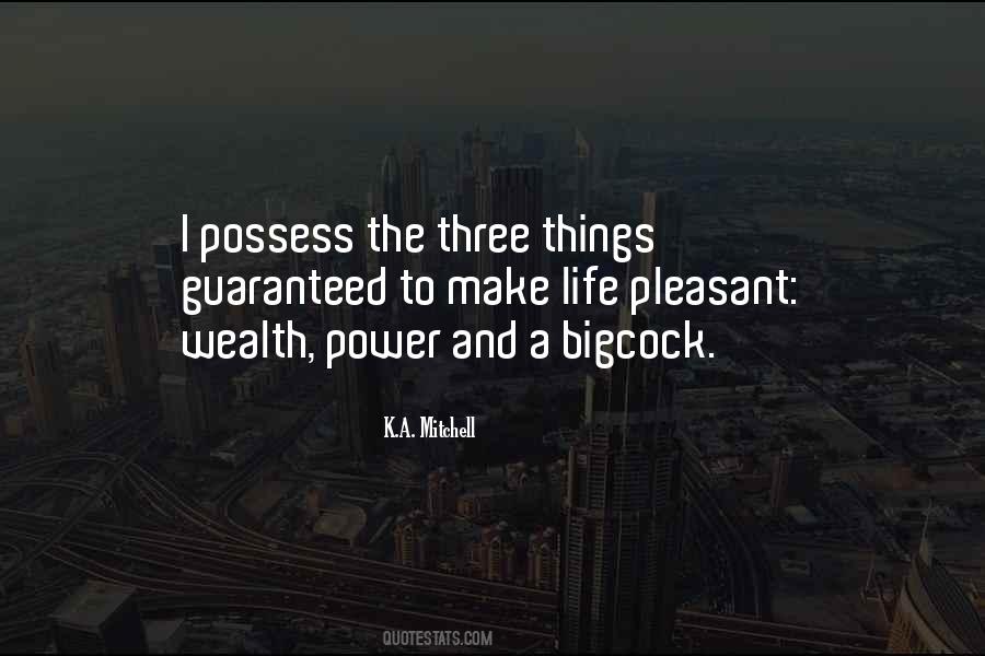 Power And Wealth Quotes #218176
