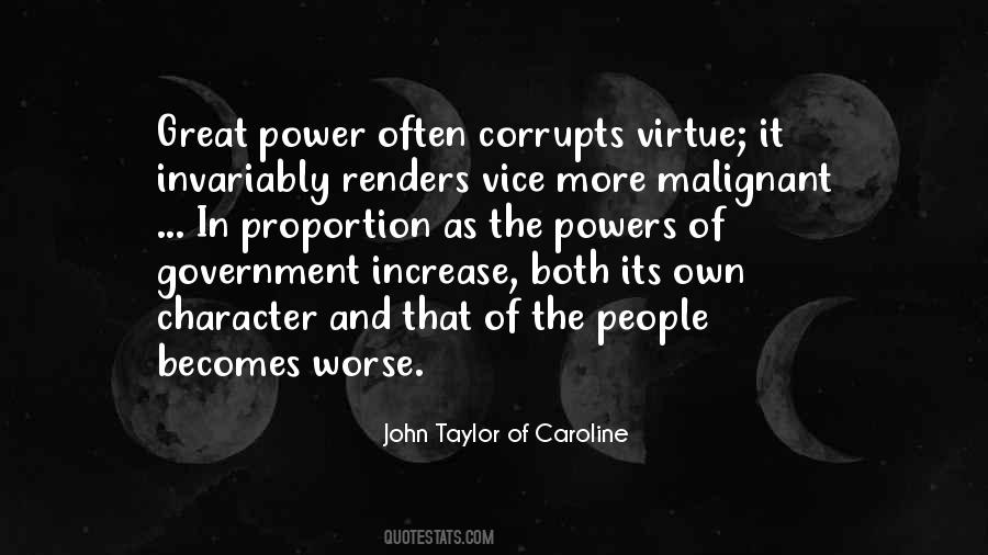 Power Corrupts Man Quotes #1239761