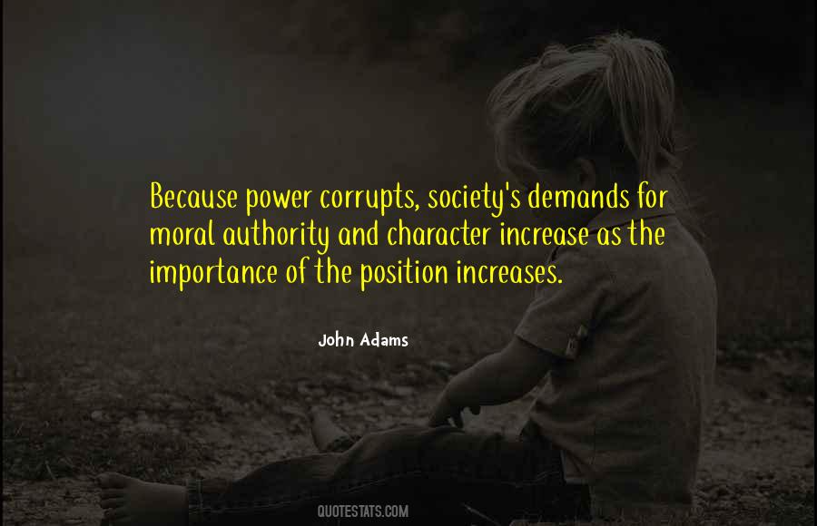 Power Corrupts Man Quotes #1361940