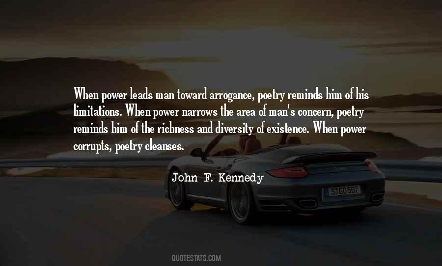 Power Corrupts Man Quotes #1637679