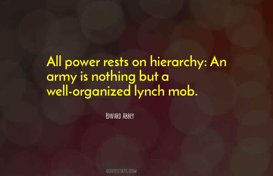 Power Hierarchy Quotes #563463