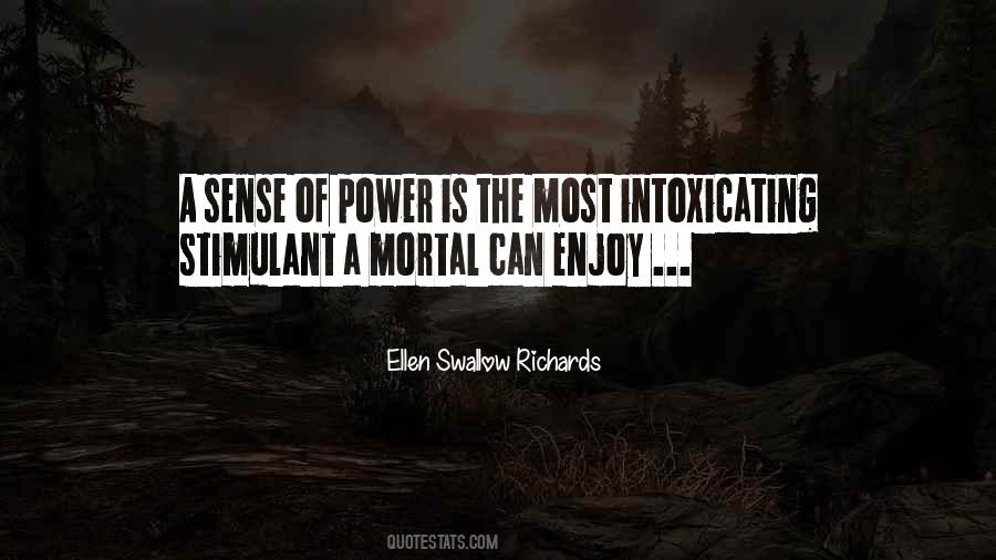 Power Intoxicating Quotes #875720