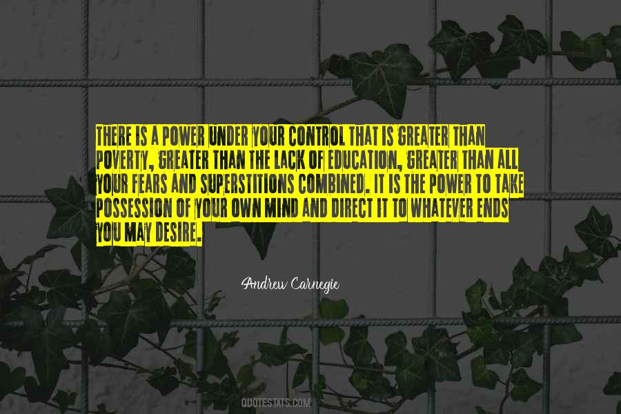 Power Is Control Quotes #610860