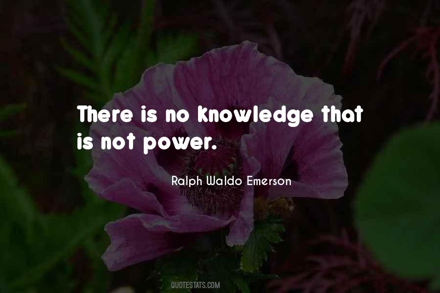 Power Is Knowledge Quotes #18466