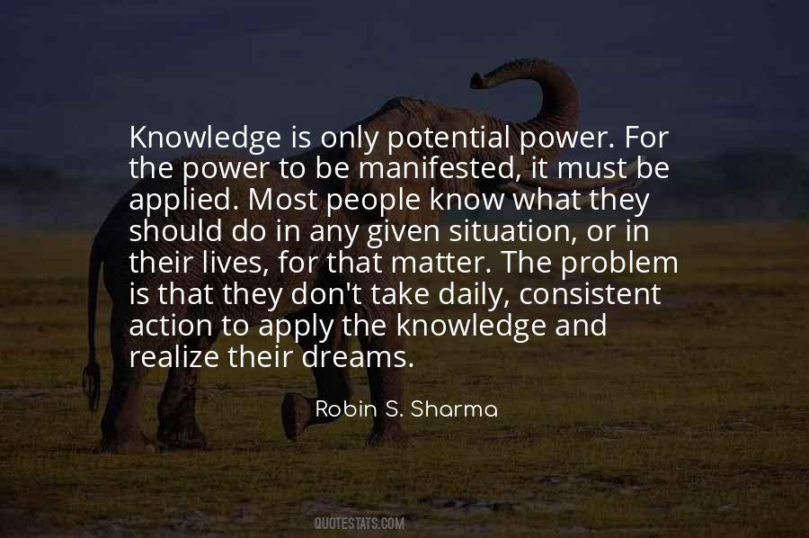 Power Is Knowledge Quotes #19440