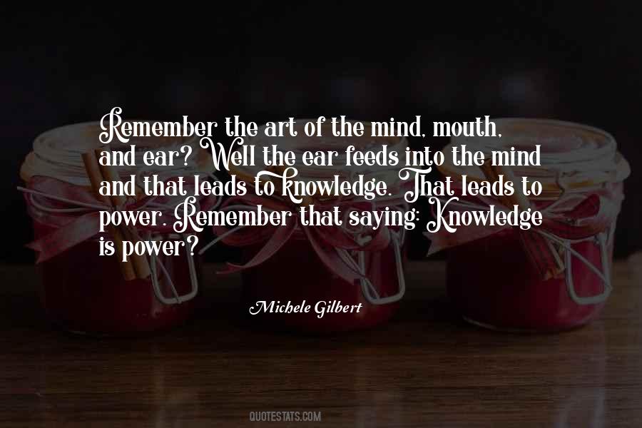 Power Is Knowledge Quotes #215824