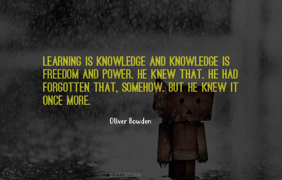 Power Is Knowledge Quotes #368671