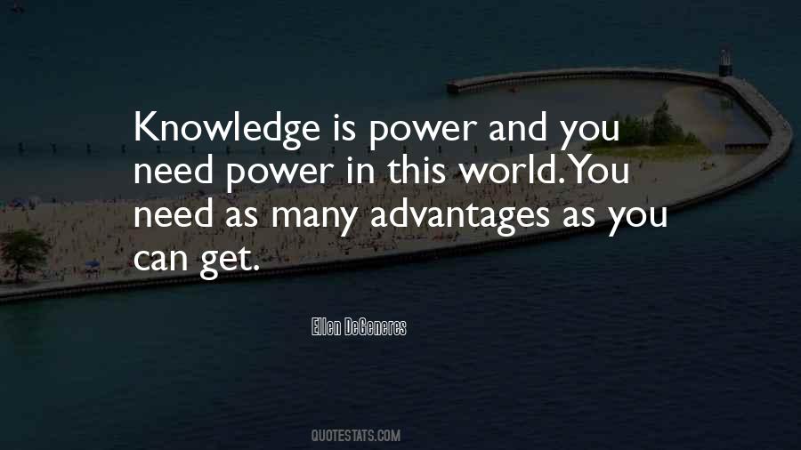 Power Is Knowledge Quotes #94688