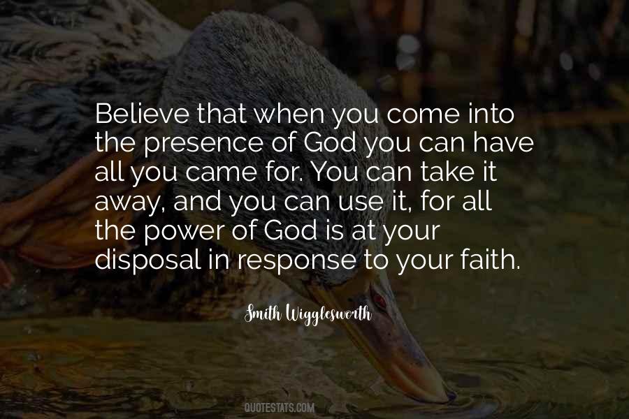 Power Of Faith In God Quotes #1815755