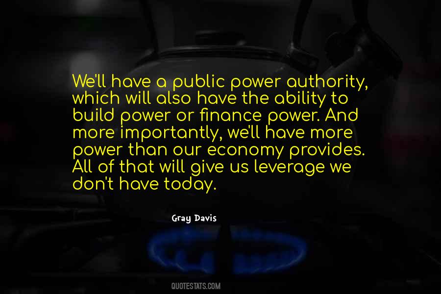 Power Of Leverage Quotes #1403308