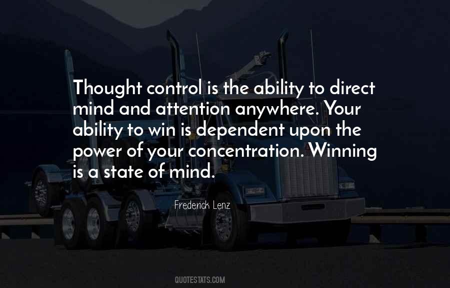 Power Of Mind Control Quotes #152401