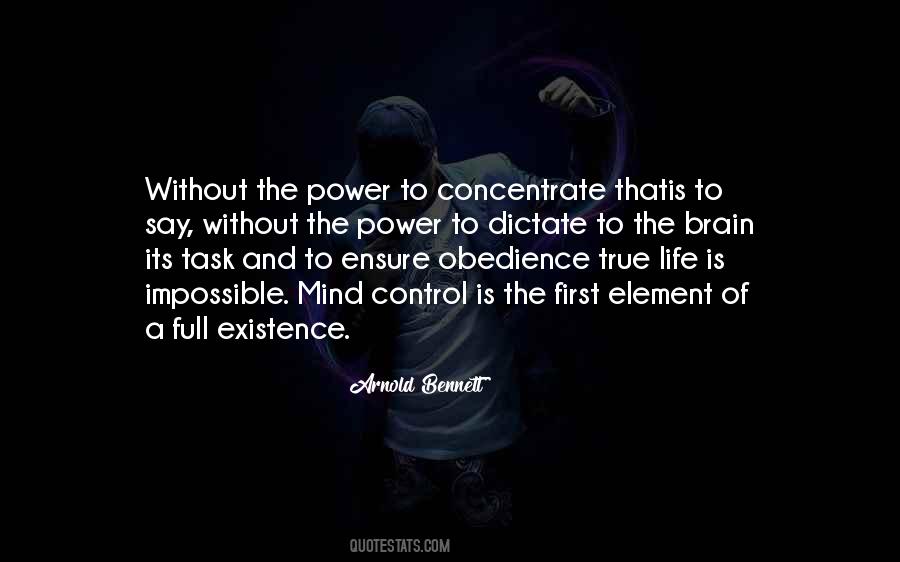 Power Of Mind Control Quotes #693221