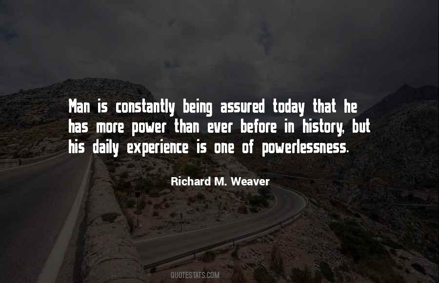 Power Of One Man Quotes #1169289