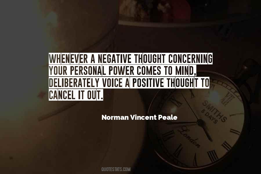 Power Of Positive Thought Quotes #250210