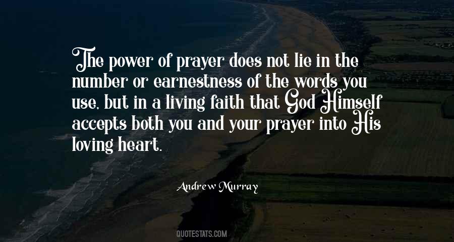 Power Of Prayer And Faith Quotes #327833