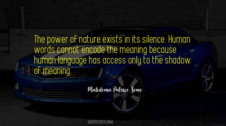 Power Of Silence Quotes #60693