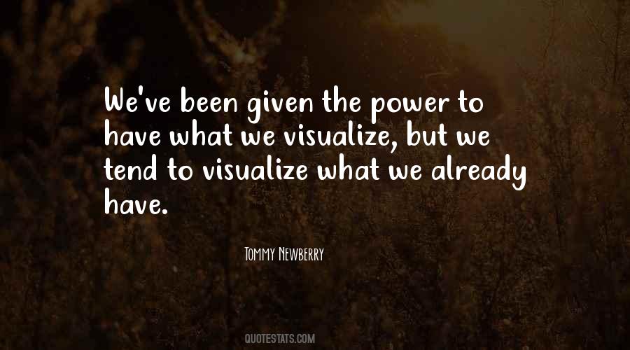Power Of Visualization Quotes #1820809