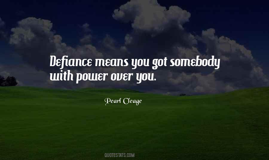 Power Over You Quotes #945892