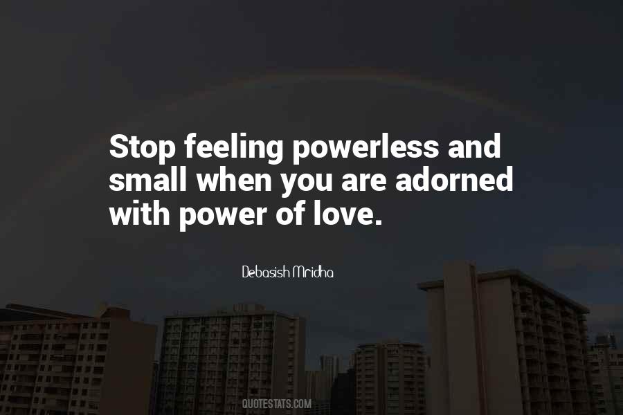 Power Powerless Quotes #1477310