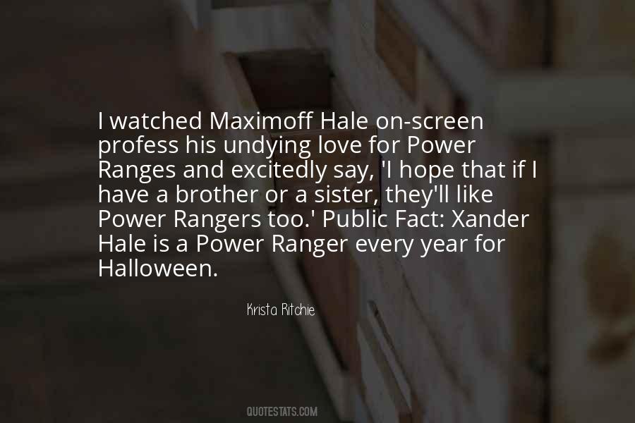 Power Ranger Love Quotes #1447466