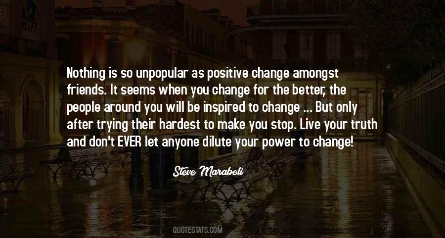 Power To Make A Change Quotes #979190