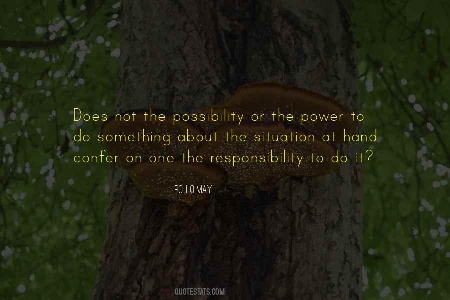 Power Without Responsibility Quotes #330342