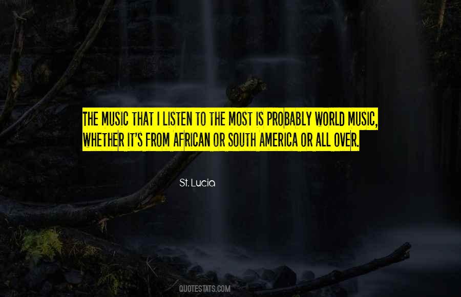 Quotes About African Music #1018702