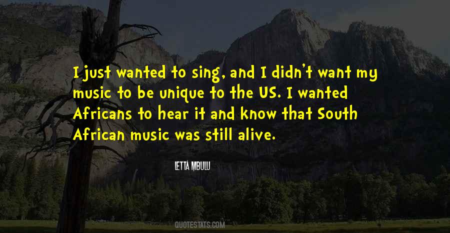 Quotes About African Music #142988