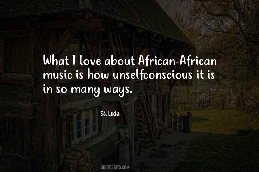 Quotes About African Music #356435