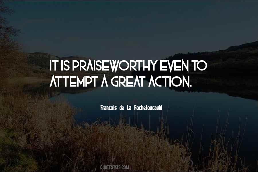 Praiseworthy Quotes #347456