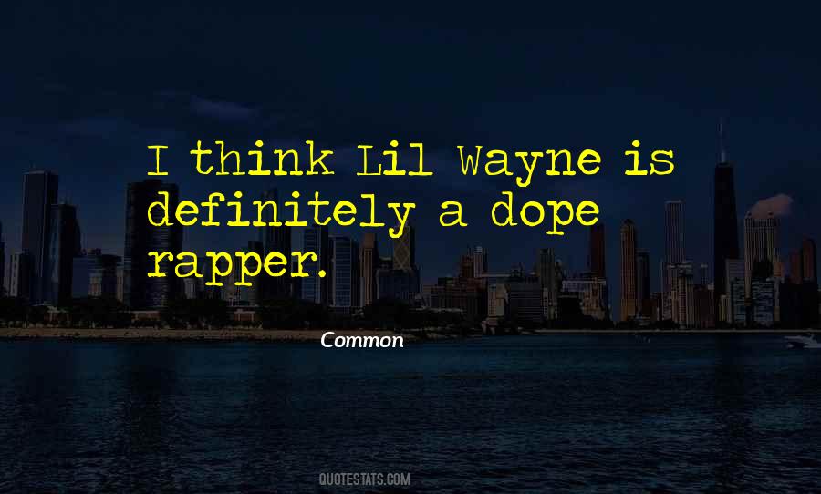 Quotes About Lil Wayne #434023