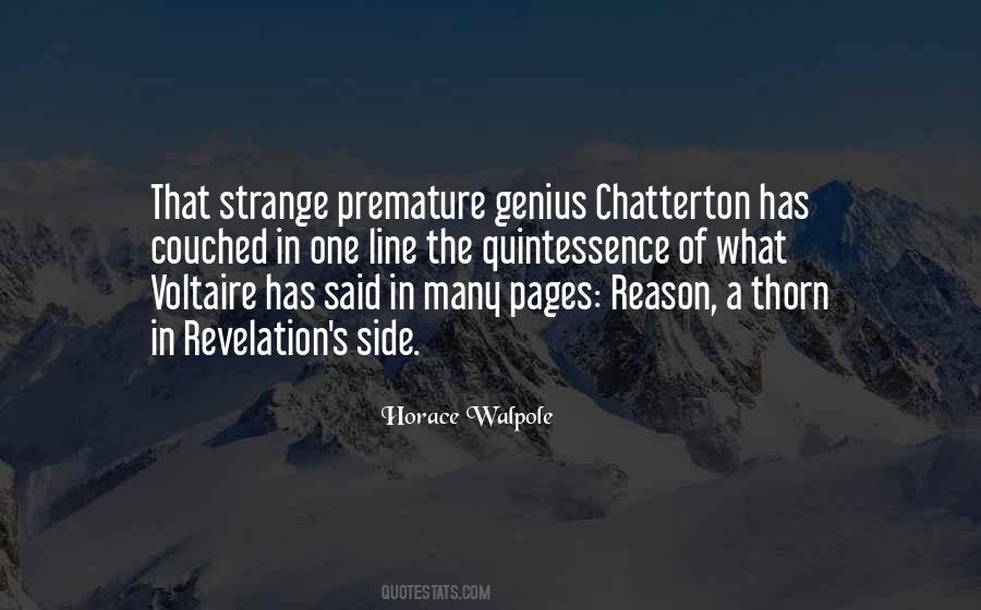 Quotes About Horace Walpole #1342407