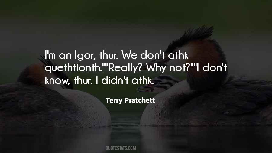 Pratchett Igor Quotes #1720452