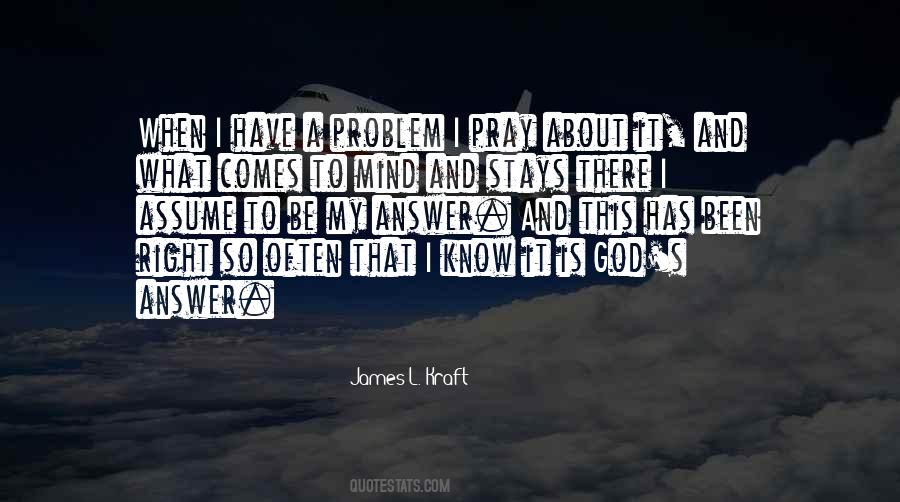 Pray About It Quotes #1466343