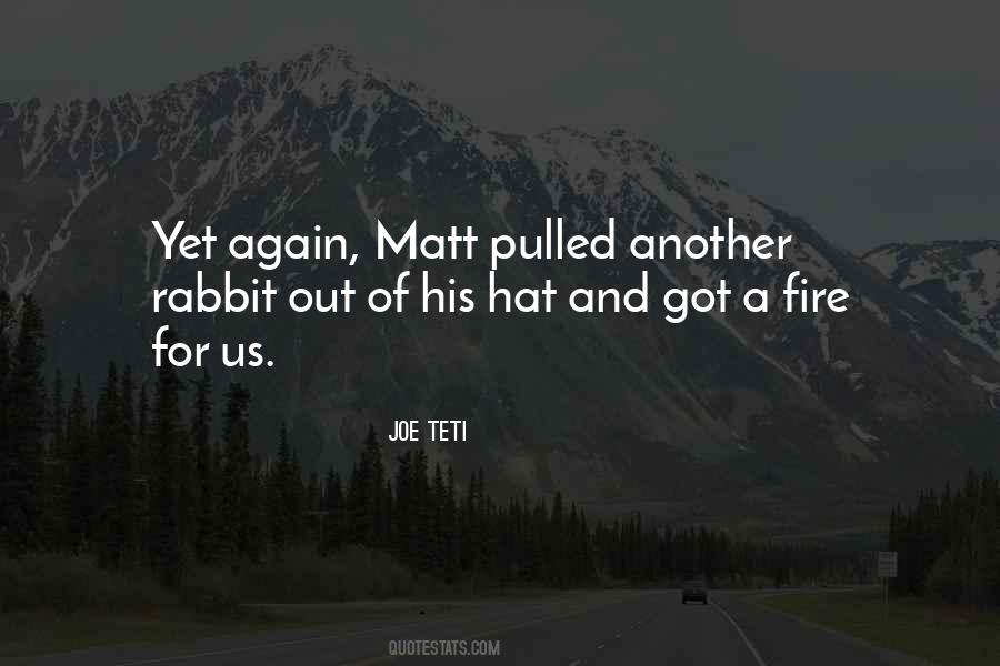 Quotes About Matt #1044181