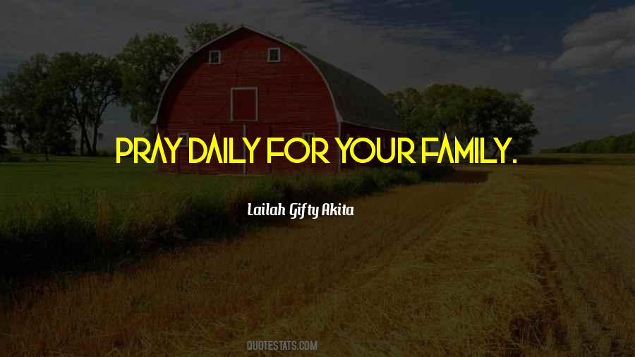 Pray For Our Family Quotes #630992