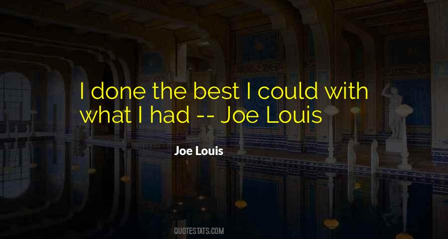 Quotes About Joe Louis #1198828