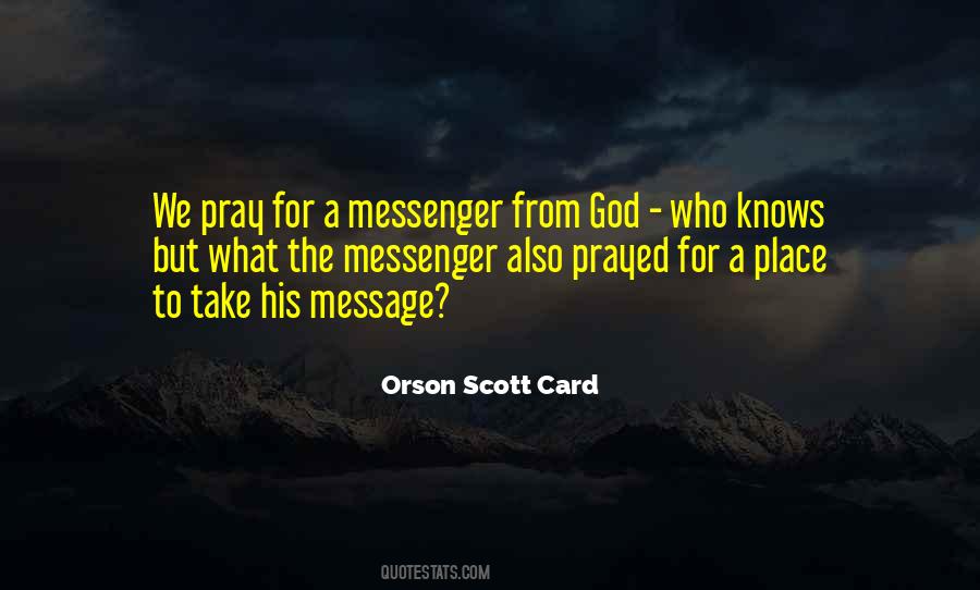 Pray The God Quotes #19605