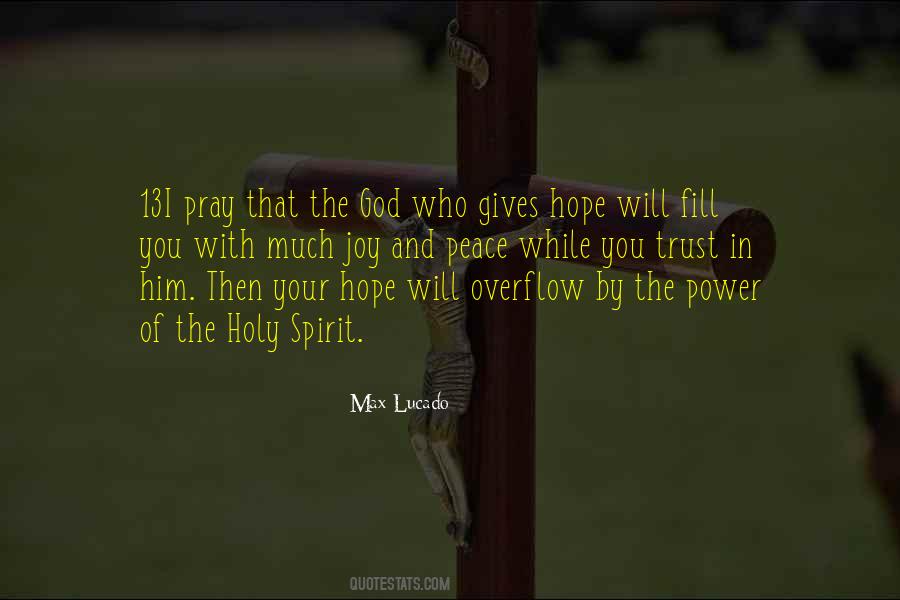 Pray The God Quotes #233297