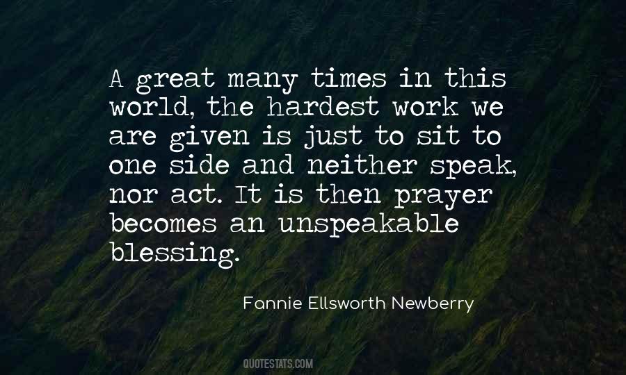 Prayer And Blessing Quotes #1260255