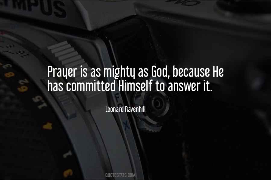 Prayer Answer Quotes #504843