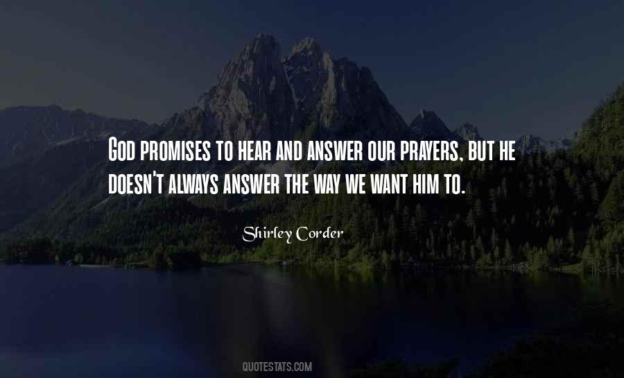 Prayer Answer Quotes #580653