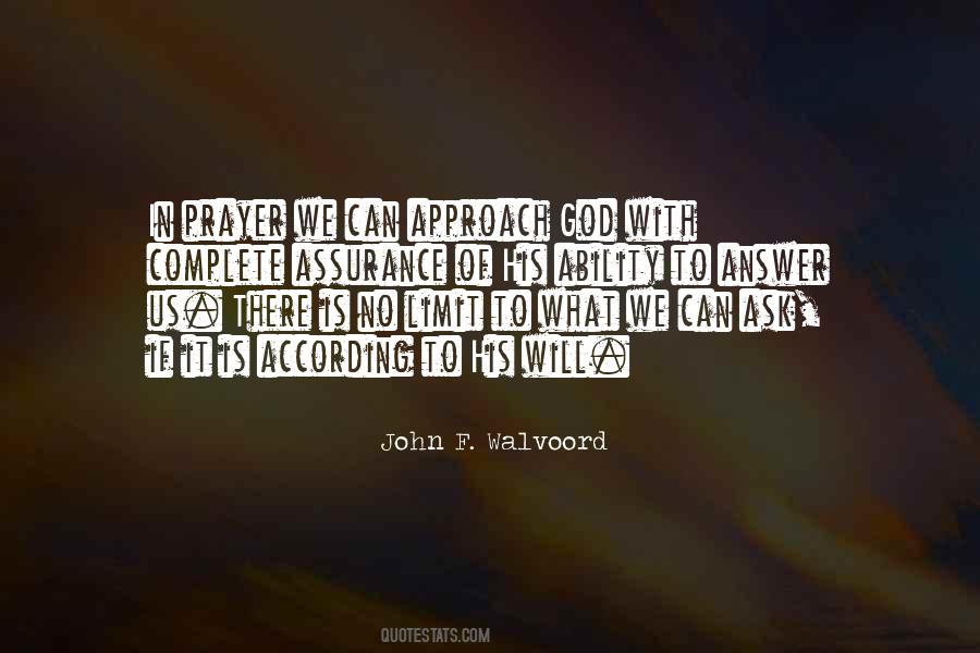 Prayer Answer Quotes #727367