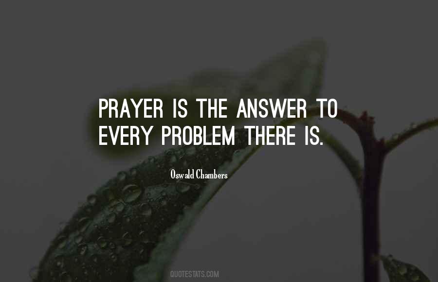 Prayer Answer Quotes #753547